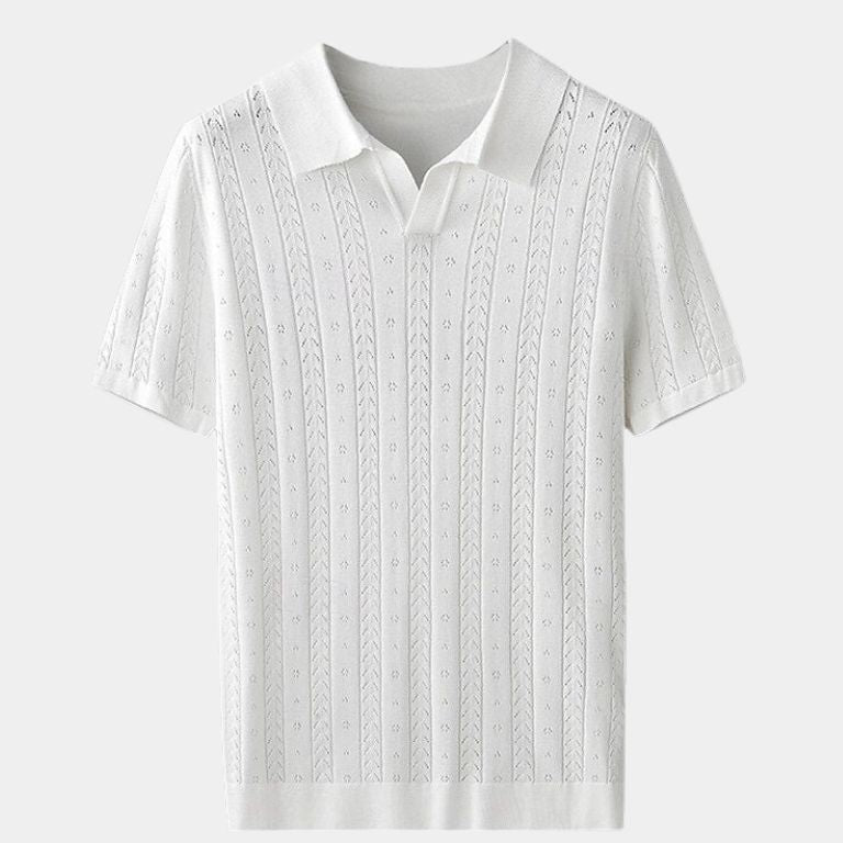 Curtis - Textured Knit Polo