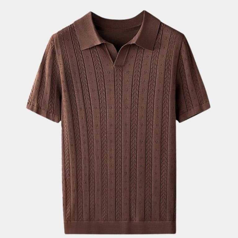 Curtis - Textured Knit Polo