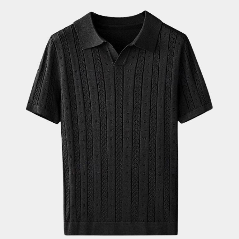 Curtis - Textured Knit Polo