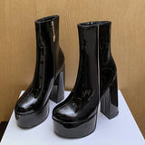 Carrie - Platform High Heel Boots