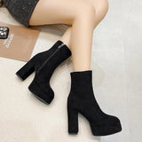 Frances - Padded Heel Winter Boots