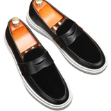 Caleb - Leather Penny Loafers