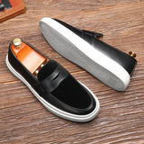 Caleb - Leather Penny Loafers