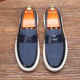 Caleb - Leather Penny Loafers