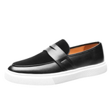 Caleb - Leather Penny Loafers