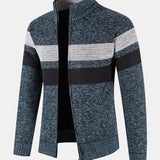Walker - Striped Full-Zip Sweater