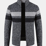 Walker - Striped Full-Zip Sweater