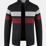 Walker - Striped Full-Zip Sweater