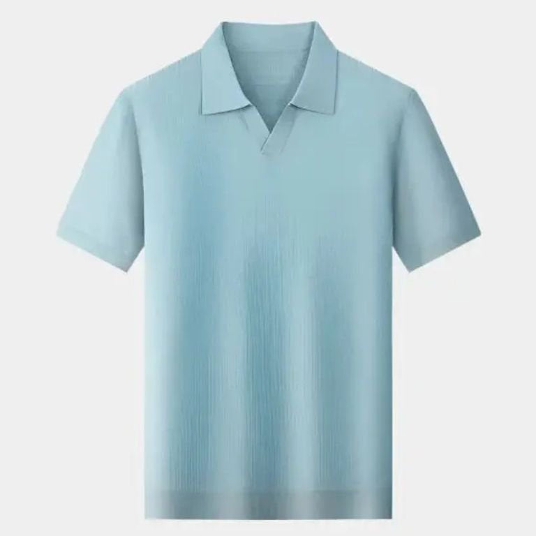 Colton - Open Collar Short Sleeve Shirt