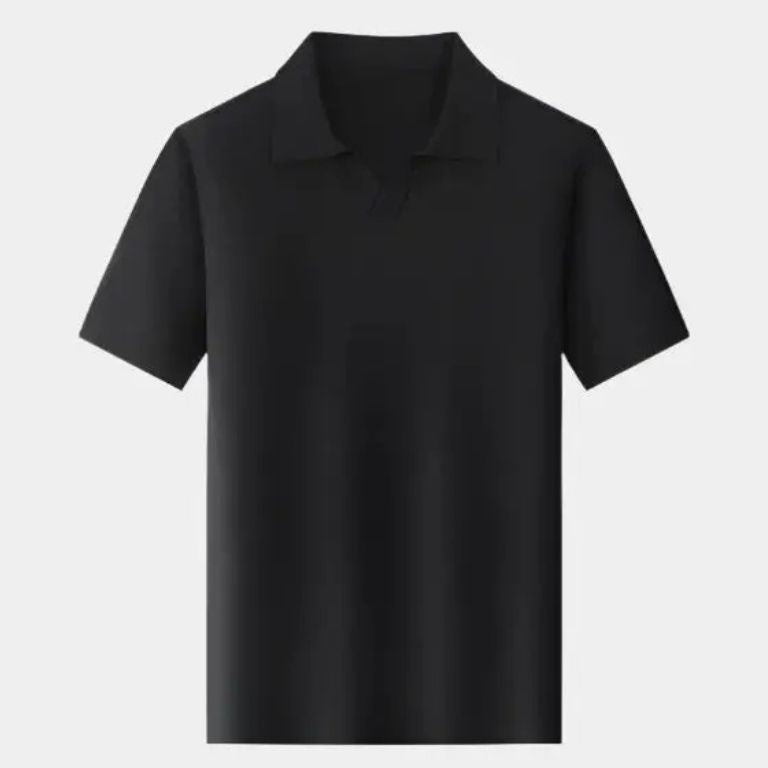 Colton - Open Collar Short Sleeve Shirt