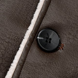 Bennett - Faux Leather Blazer with Faux Fur Lining