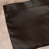 Bennett - Faux Leather Blazer with Faux Fur Lining