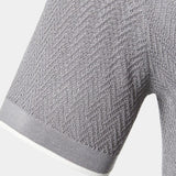 Cody - Brown Textured Knit Polo