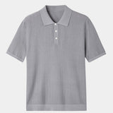 Cody - Brown Textured Knit Polo