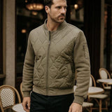 Colin - Quilted Bomber Jacket