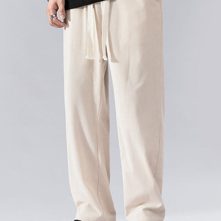 Edouard - Straight Leg Corduroy Pants