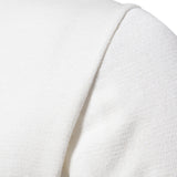 Lincoln - Contrast Pattern Jacquard Quarter-Zip Sweater