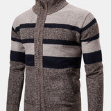 Hayden - Colour Block High Neck Zip Sweater