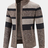 Hayden - Colour Block High Neck Zip Sweater