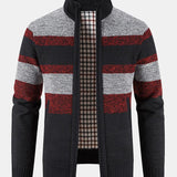 Hayden - Colour Block High Neck Zip Sweater