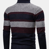 Hayden - Colour Block High Neck Zip Sweater