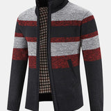 Hayden - Colour Block High Neck Zip Sweater