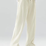 Arthur - Pleated Trousers with Split Hem