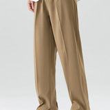 Arthur - Pleated Trousers with Split Hem