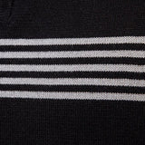 Tristan - White Polo with Stripe Detail