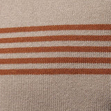 Tristan - White Polo with Stripe Detail