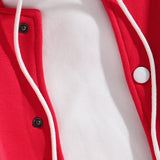 Samuel - Contrast Trim Baseball Jacket