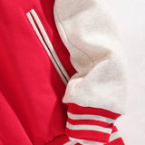 Samuel - Contrast Trim Baseball Jacket