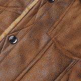 Thierry - Faux Suede Jacket with Faux Fur Lining