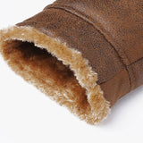 Thierry - Faux Suede Jacket with Faux Fur Lining