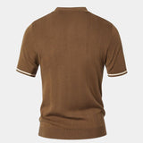 Brian - Brown Textured Polo