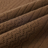 Brian - Brown Textured Polo