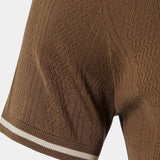Brian - Brown Textured Polo