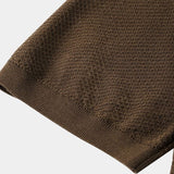 Bryce - Knit Polo with Open Lapel Collar