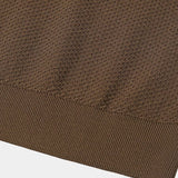Bryce - Knit Polo with Open Lapel Collar