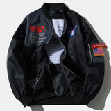Jack - Oversized Bomber Jacket with NASA Print