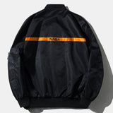 Jack - Oversized Bomber Jacket with NASA Print