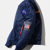 Jack - Oversized Bomber Jacket with NASA Print