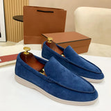 Gavin - Classic Suede Penny Loafers