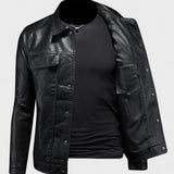 Fabien - Zip-Up Biker Jacket