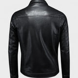 Fabien - Zip-Up Biker Jacket