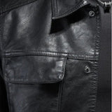 Fabien - Zip-Up Biker Jacket
