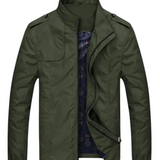 Desmond men's military jacket in Military Green, view 2
