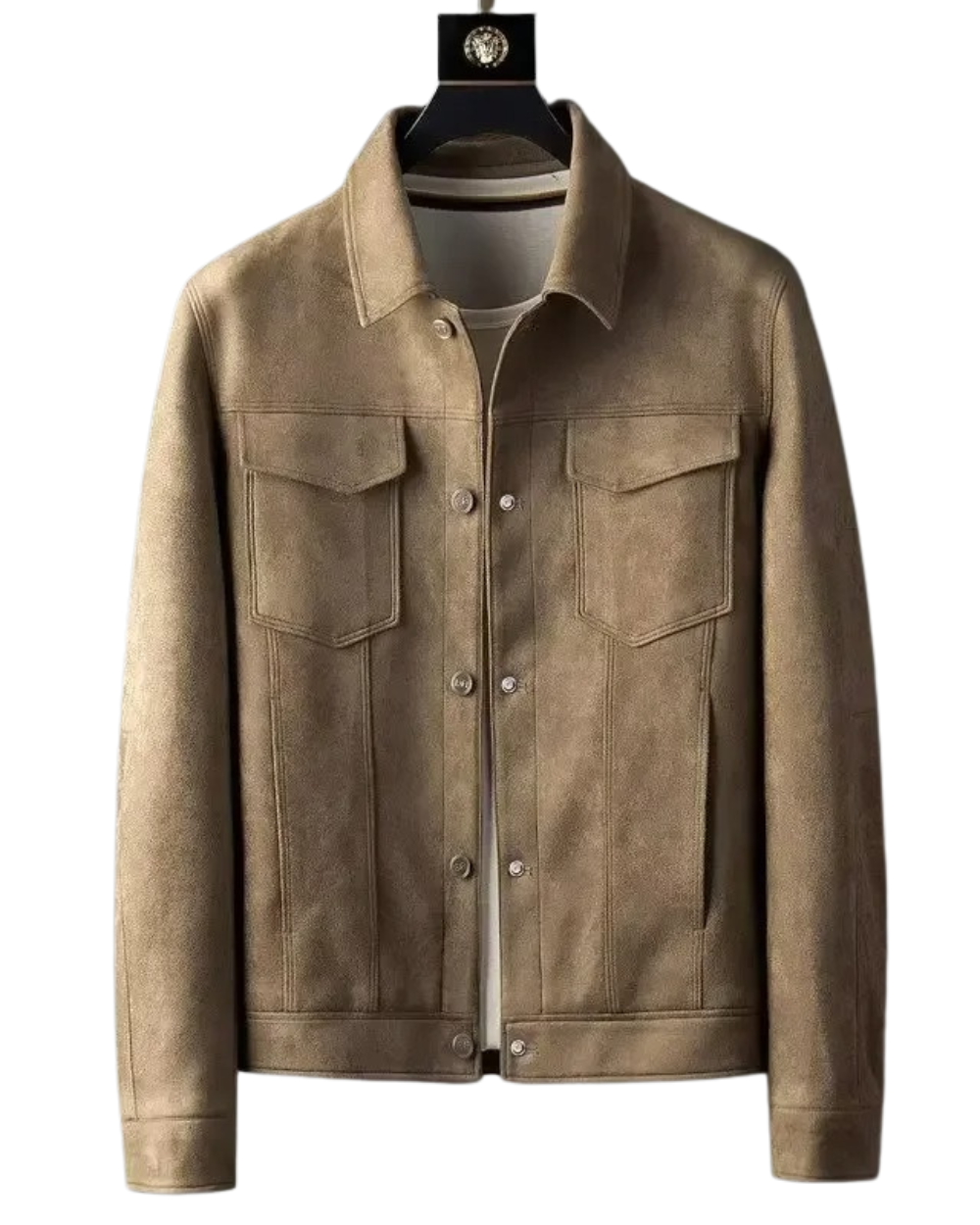 Norris men's faux leather jacket, view 4
