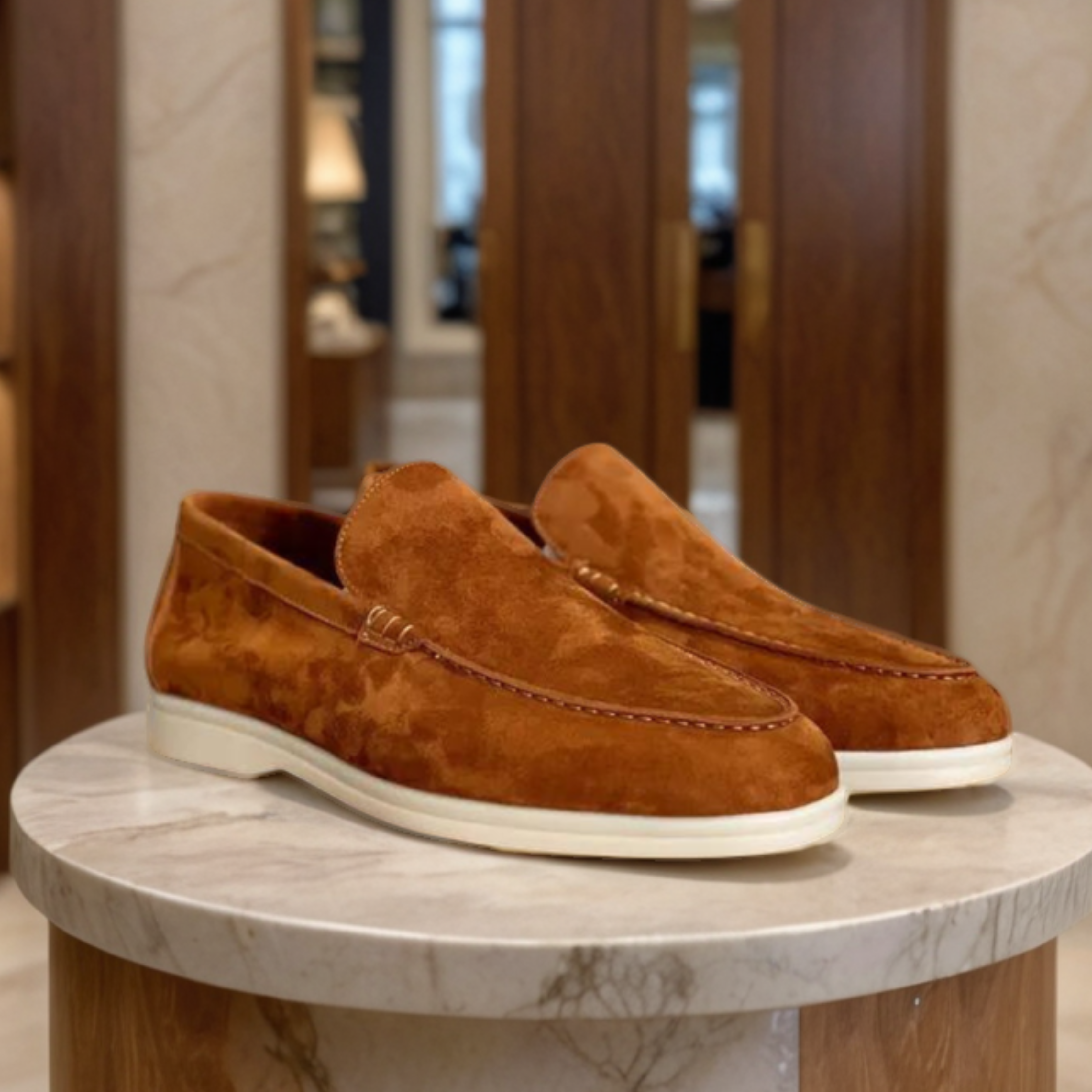 Evan - High-Quality Suede Loafers