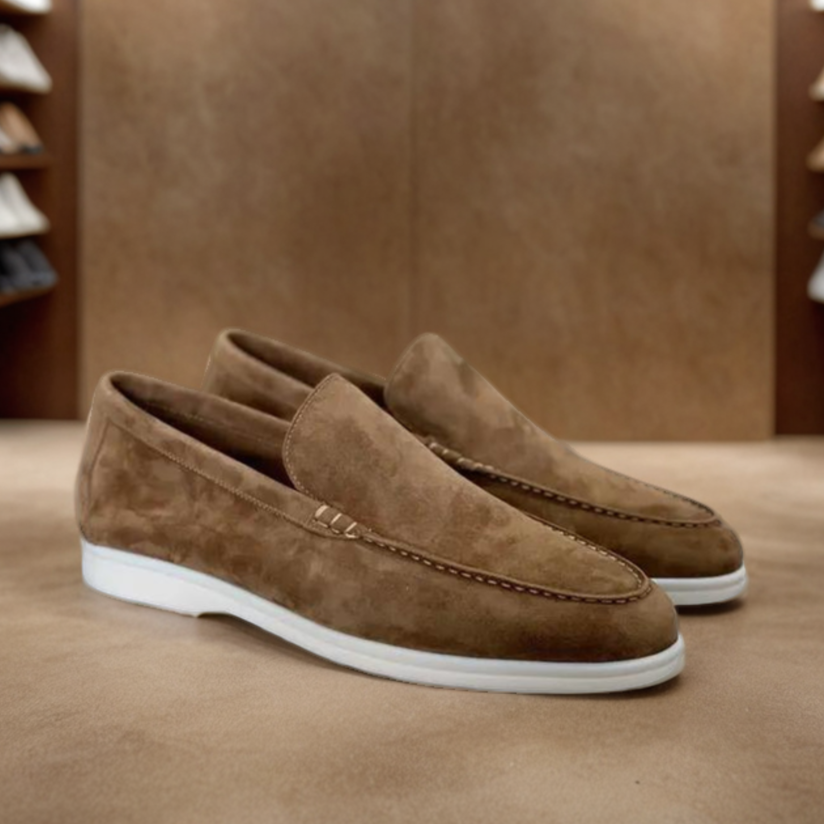 Evan - High-Quality Suede Loafers
